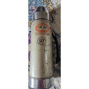 READ Uno-Vac Stainless Steel Thermos 1 Quart Unbreakable 50th Anniversary 1978